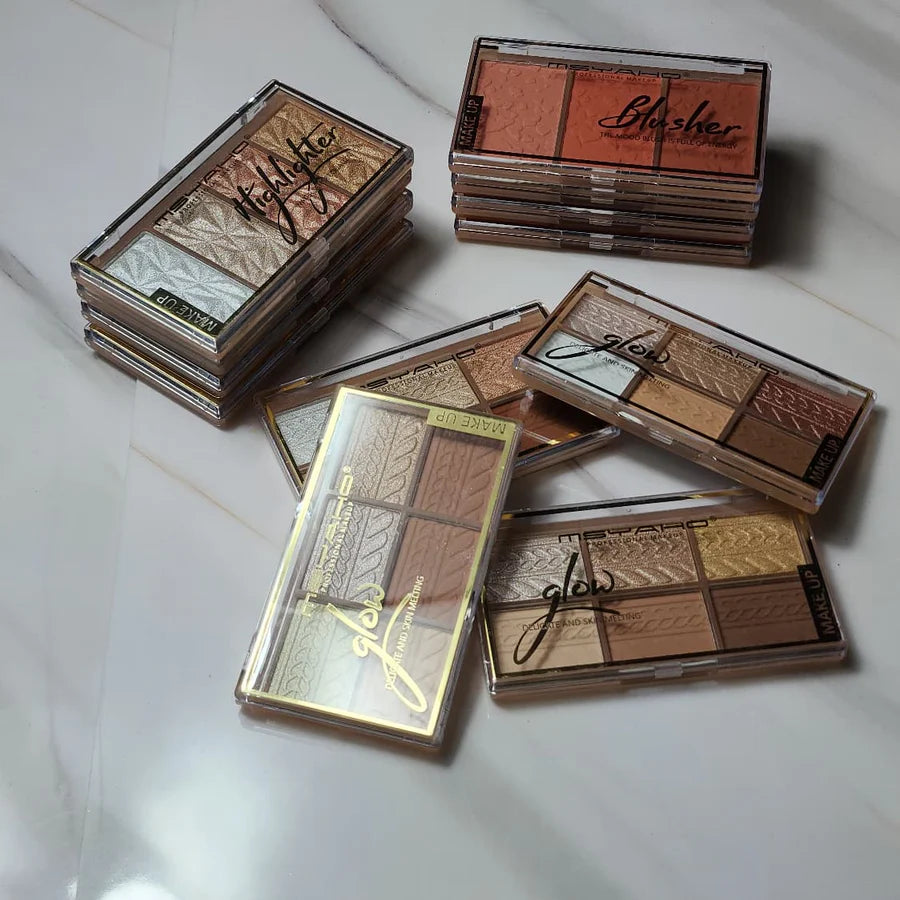 **MSYAHO YH3183 Glow Delicate 6-Shade Makeup Palette**