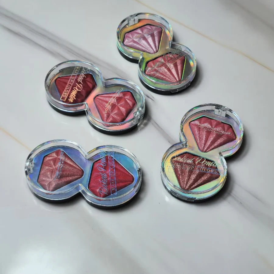 **MSYAHO YH339B Diamond Shape Glow Baked Powder**
