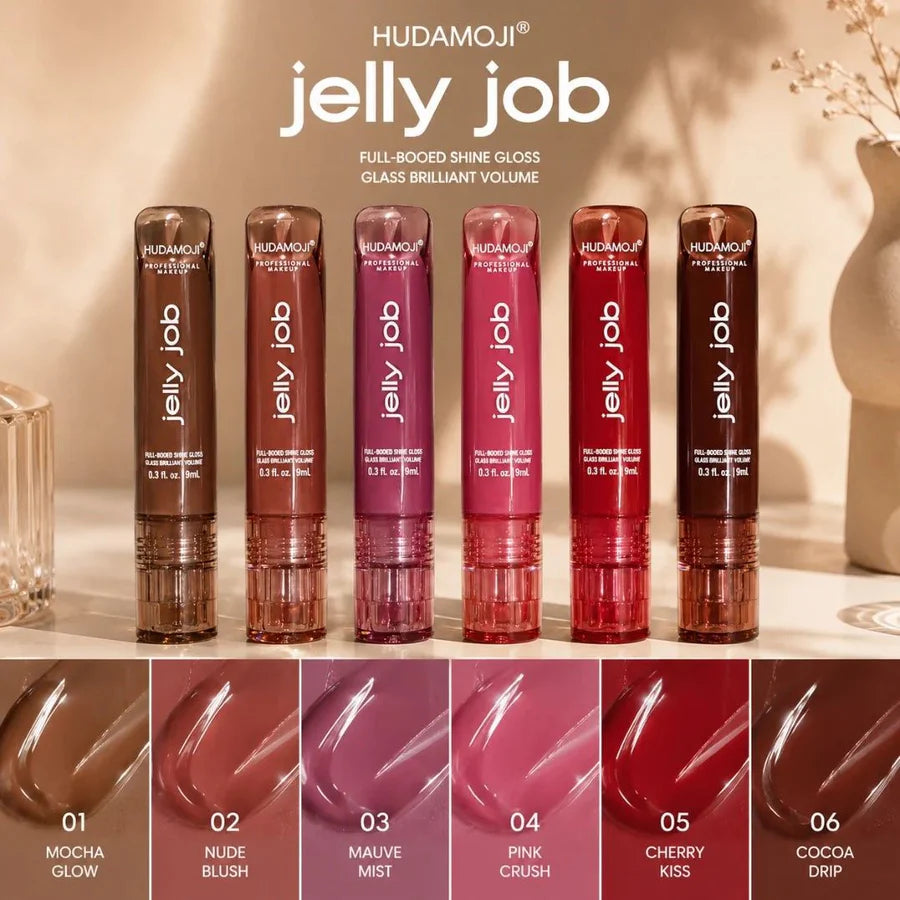 **Hudamoji Jelly Pop Lip Gloss**