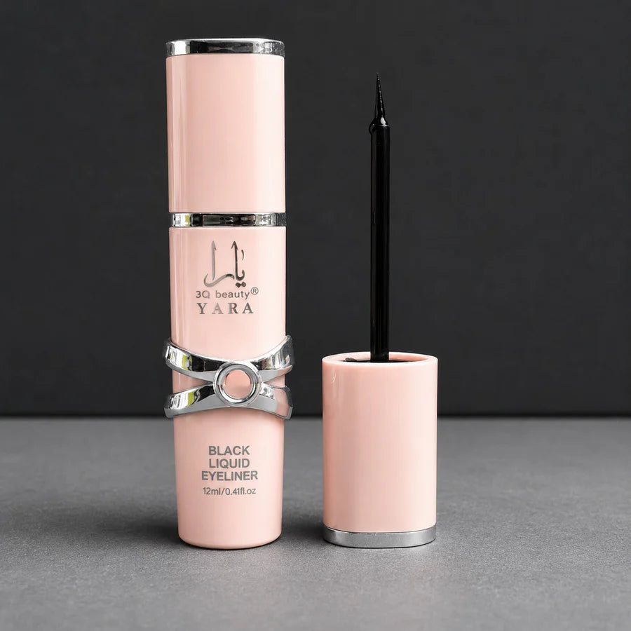 **Yara 3Q Beauty 3PCS Mascara, Eyeliner & Matte Lip Gloss Set**