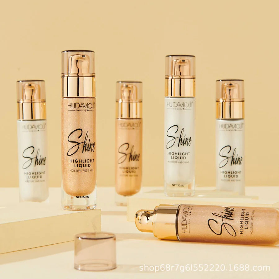 1 Pc HUDAMOJI GLOW MAKEUP HIGHLIGHTER Moisture And Shy