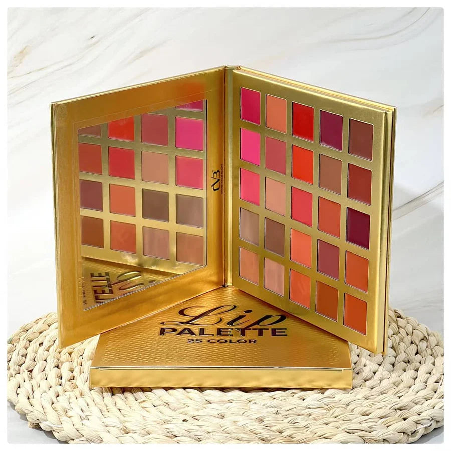 Cvb 25 Color Lipstick 24H Long-lasting moisturizing Waterproof matte Lip Palette Lip Cream