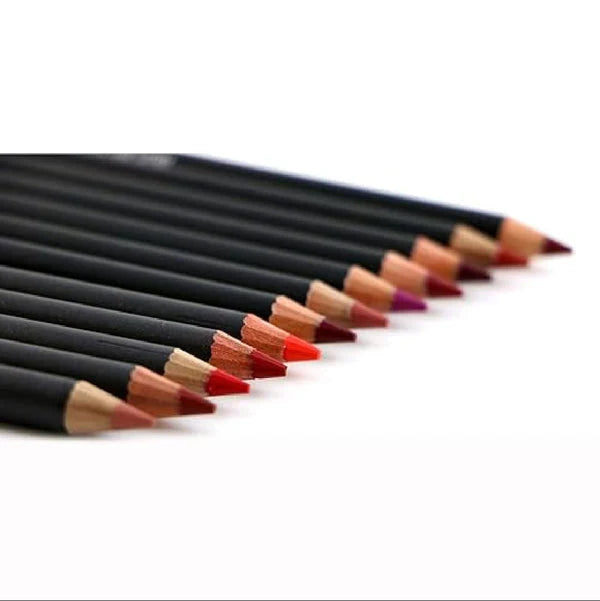 Hudabeauty Lip & Eye Pencil (Pack of 12 Pencils) Beautiful Colors