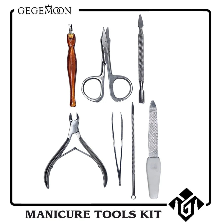 Gege Moon 7 Pcs Premium Quality Manicure Tool Kit