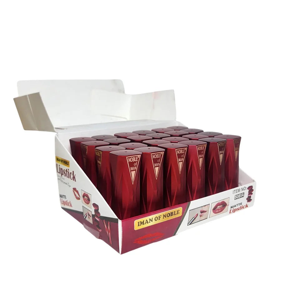 Iman Of Noble Velvet Matte Lipsticks – Bold, Waterproof Shades for All-Day Wear
