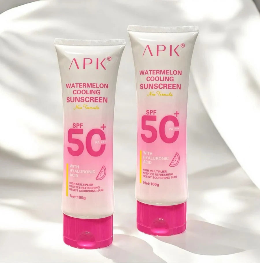 **APK Watermelon Cooling Sunscreen SPF50+**