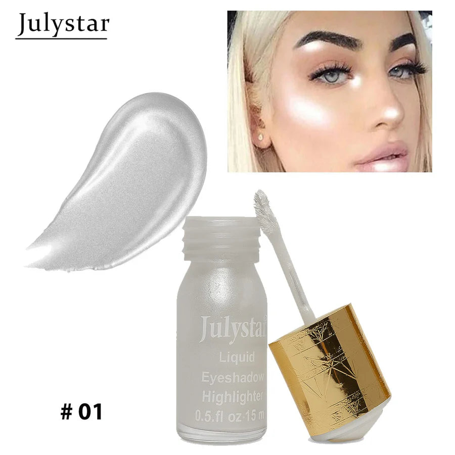 **JulyStar Silky Glow Liquid Eyeshadow Highlighter 15ml**