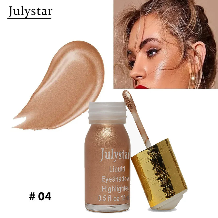 **JulyStar Silky Glow Liquid Eyeshadow Highlighter 15ml**
