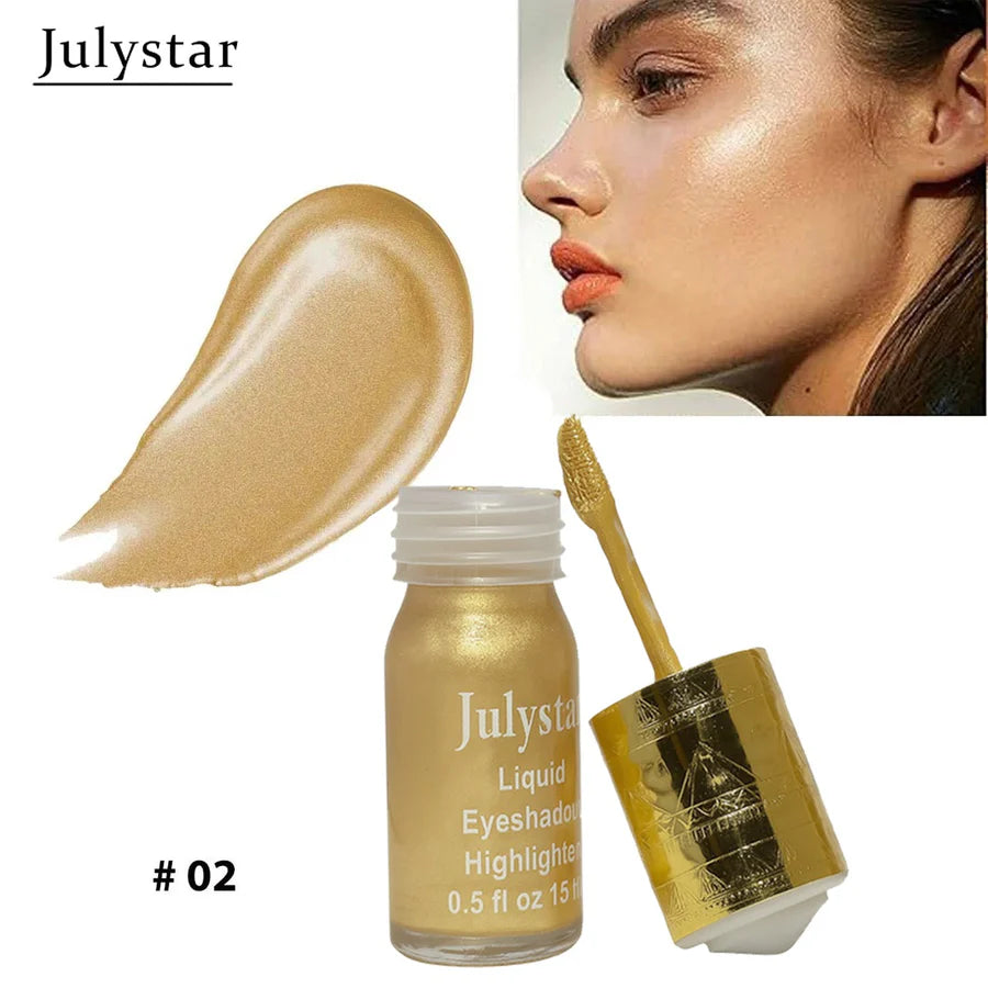 **JulyStar Silky Glow Liquid Eyeshadow Highlighter 15ml**
