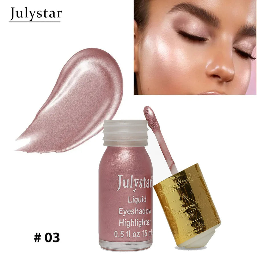 **JulyStar Silky Glow Liquid Eyeshadow Highlighter 15ml**