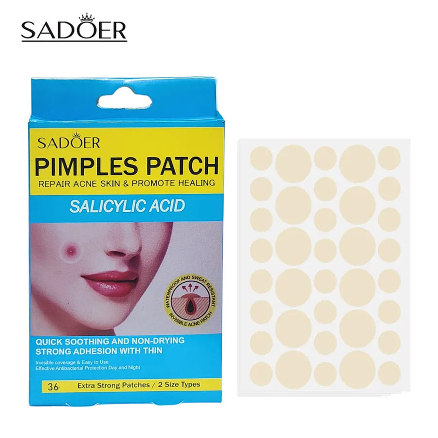 Sweet Savings Value Pack of 8 Items Acne Removal Complete Skincare Deal – Salicylic Acid, Pimple Patches, Cleansing Brush & Tools