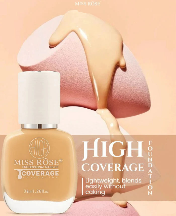 Miss Rose High Coverage Foundation 38ml