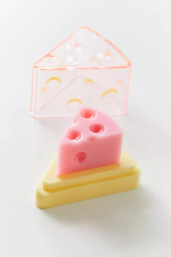 Triangle Tinted Cheese Shaped Lip Balm Temperature Control Color Change Moisturizing Lipstick Anti-Cracking Anti-Drying Hydration Lip Care