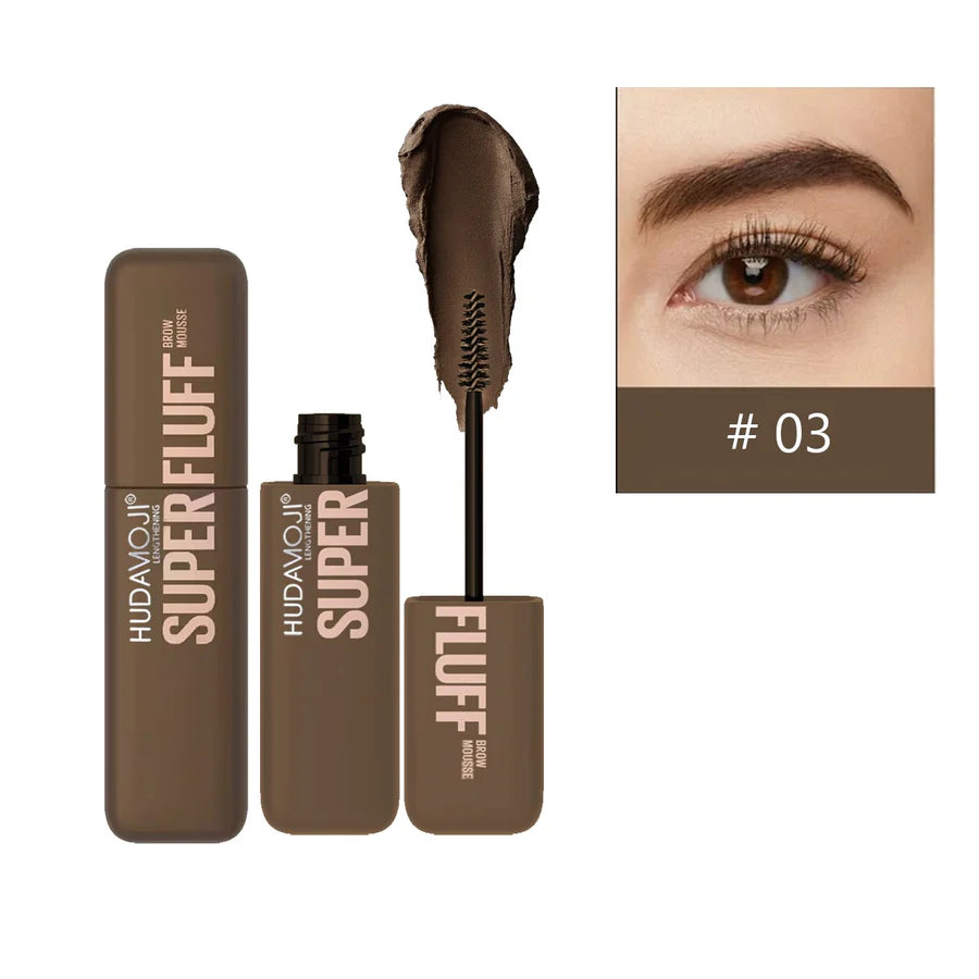 HudaMoji Super Fluff Brow Mousse – Tinted, Long-Wear Brow Setter EB-116)