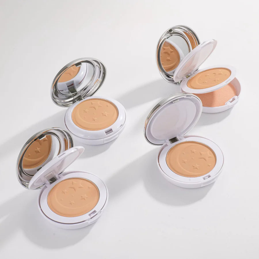 Miss Rose Compact Powder Star & Moon 7003-036Yd