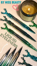 "Deer Look Back" Silky Liquid Eyeliner – Precision Tip with Elegant Antler Design