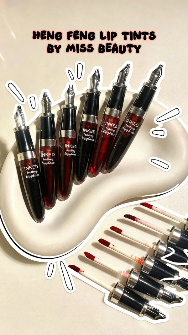 HengFang Fountain Ink Pen Shaped INKED Lasting Lip & Cheek Tint