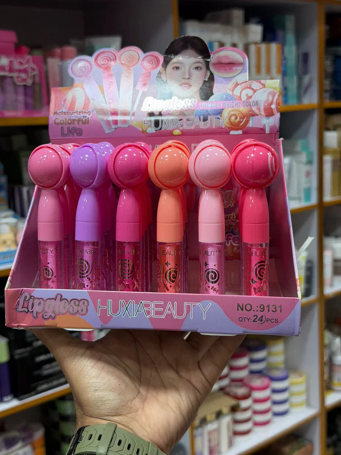 HUXIA BEAUTY "Lollipop" Shimmer Lip Gloss Se