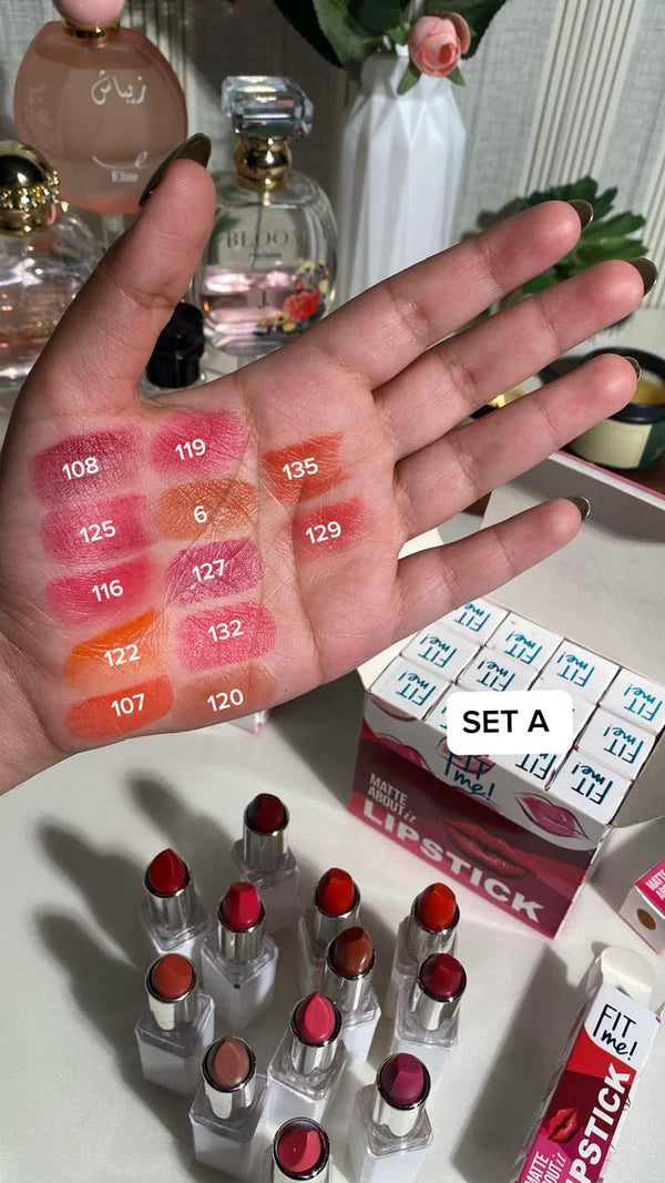 FIT Me 12pcs Matte Liptsick Set