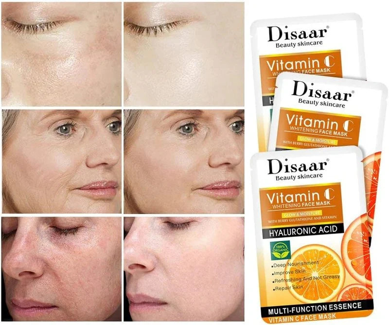 Disaar vitamin c whitening face mask 10 pcs pack price