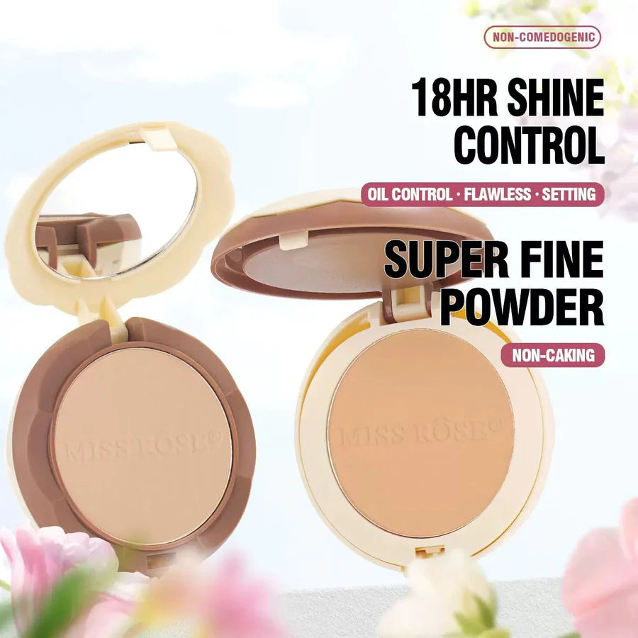 Miss Rose Oil Control Flawless setting compact powder