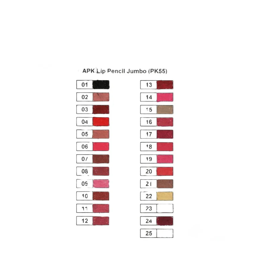APK 12pcs Lip/Eye Creamy Texture Jumbo Pencil