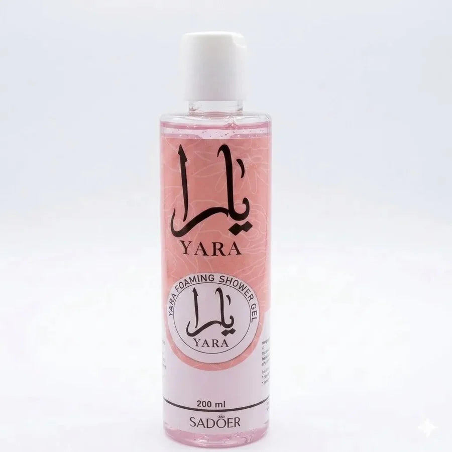 Yara Pack of 04 Luxury Body Care & Fragrance Set – Shower Gel, Perfume, Body Scrub & Mist