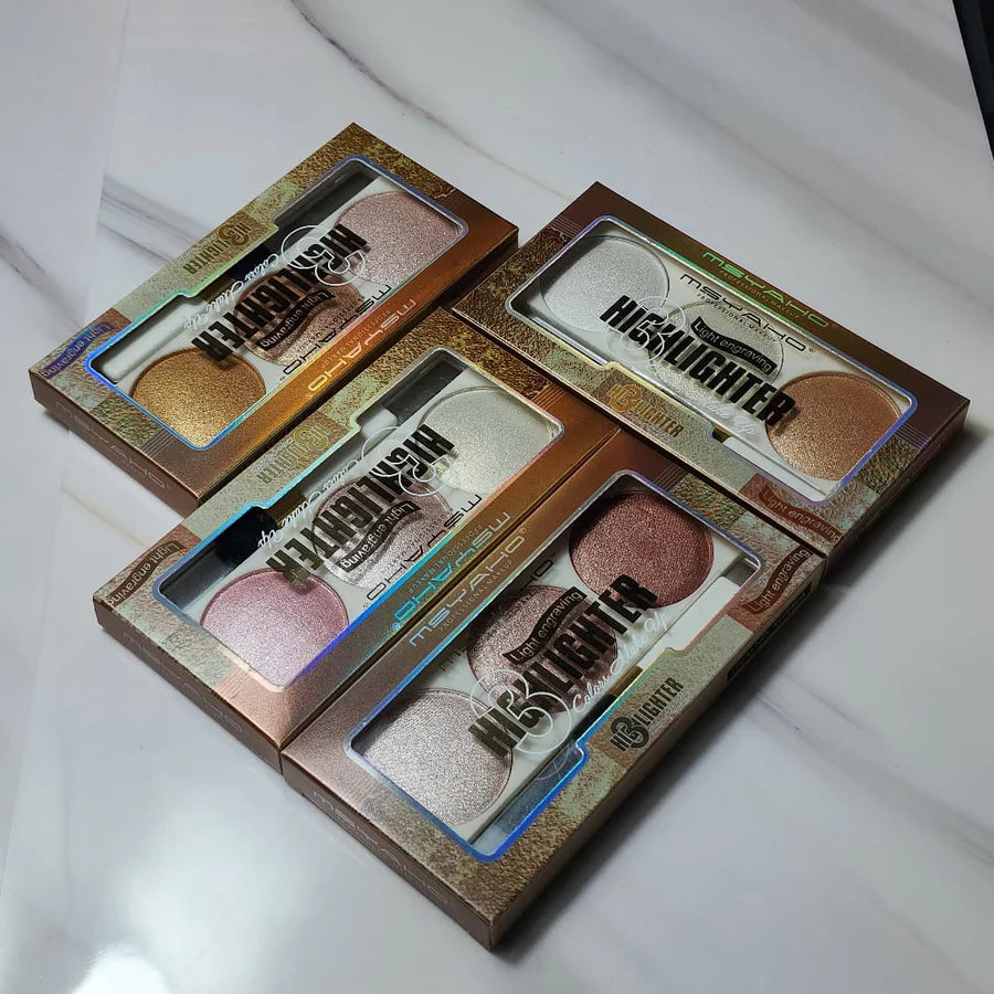 MSYAHO Professional Blusher Palette | YH546A , 3 Radiant Colors