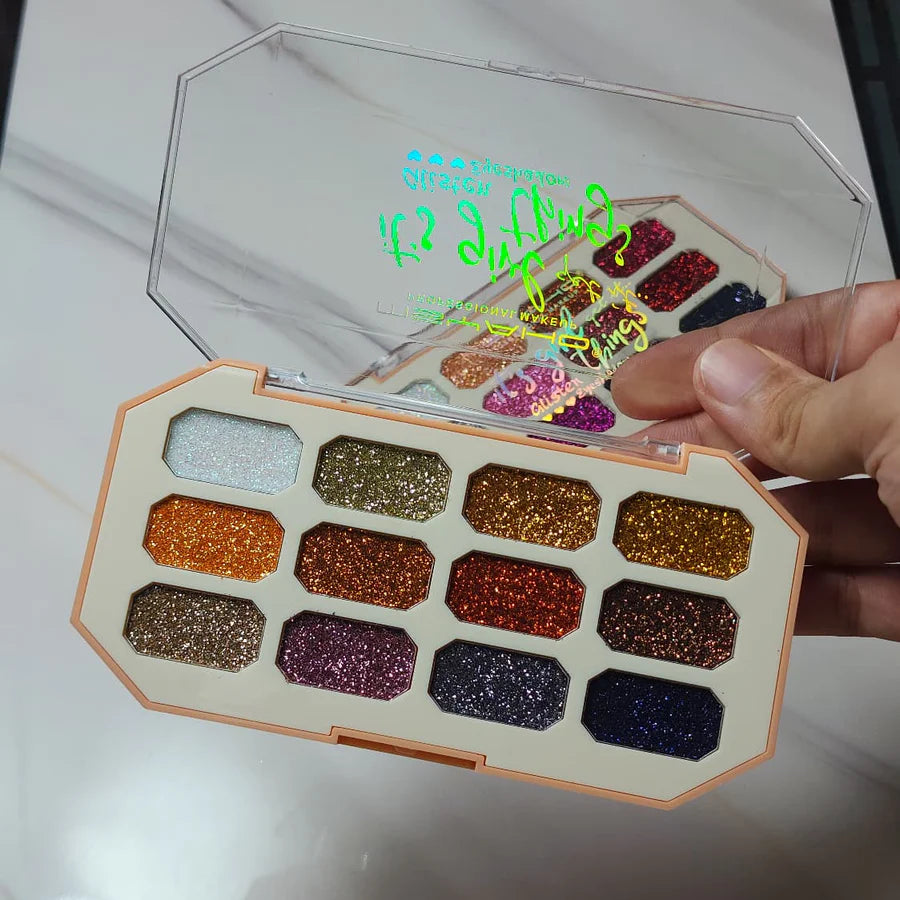 MSYAHO Glitter Eyeshadow Palette | Sparkle & Shine YH475