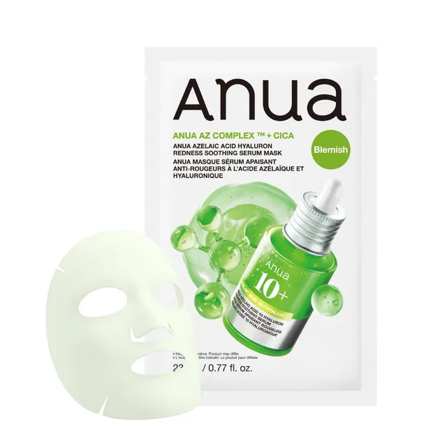 Anua - Azelaic Acid 10 Hyaluron Redness Soothing Serum Mask - 28Ml
