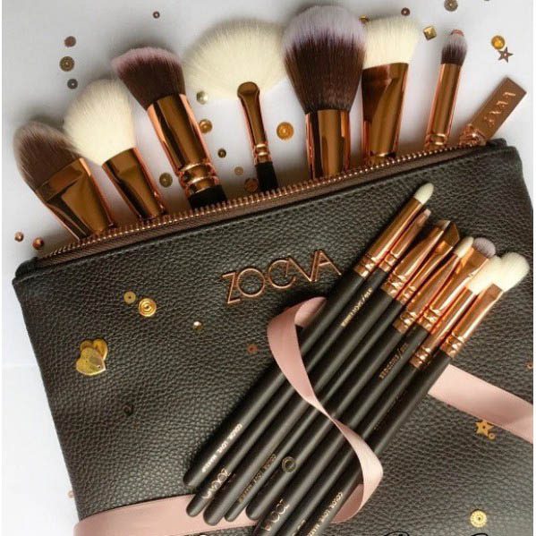 **Zoeva 15PCS Makeup Brush Set with Bag**