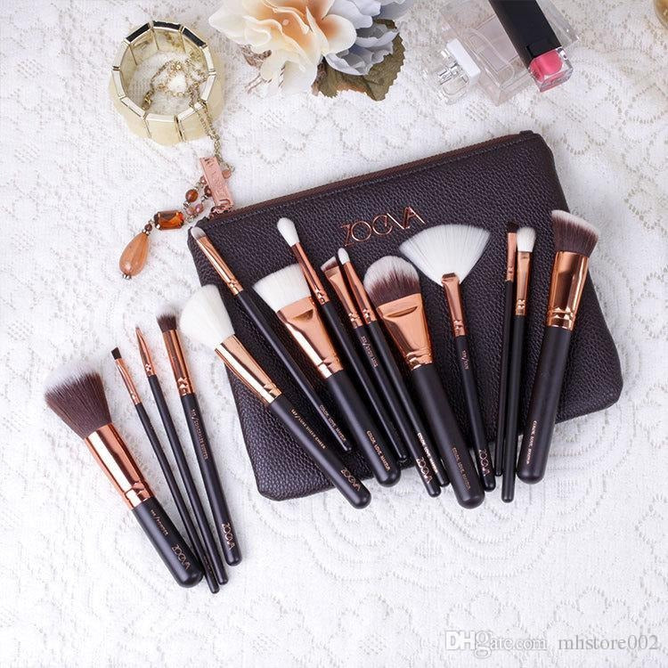 **Zoeva 15PCS Makeup Brush Set with Bag**