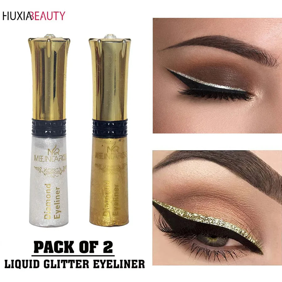 **Huxia Beauty 2PCS Diamond Glitter Eyeliner Set**