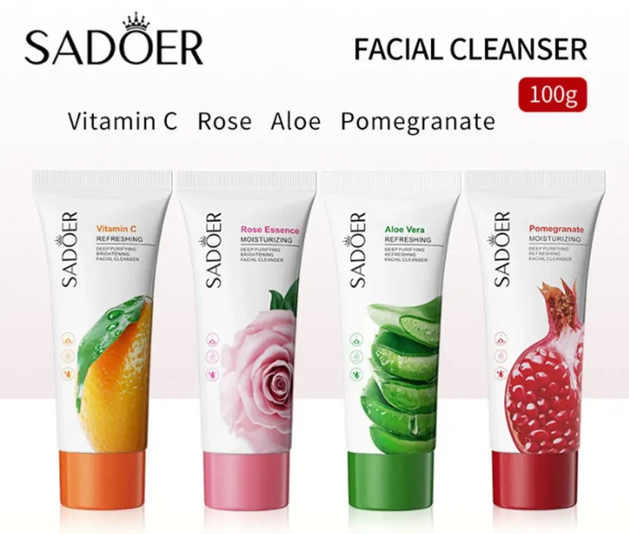 **SADOER SD36520 Pomegranate Moisturizing Facial Cleanser 100g**