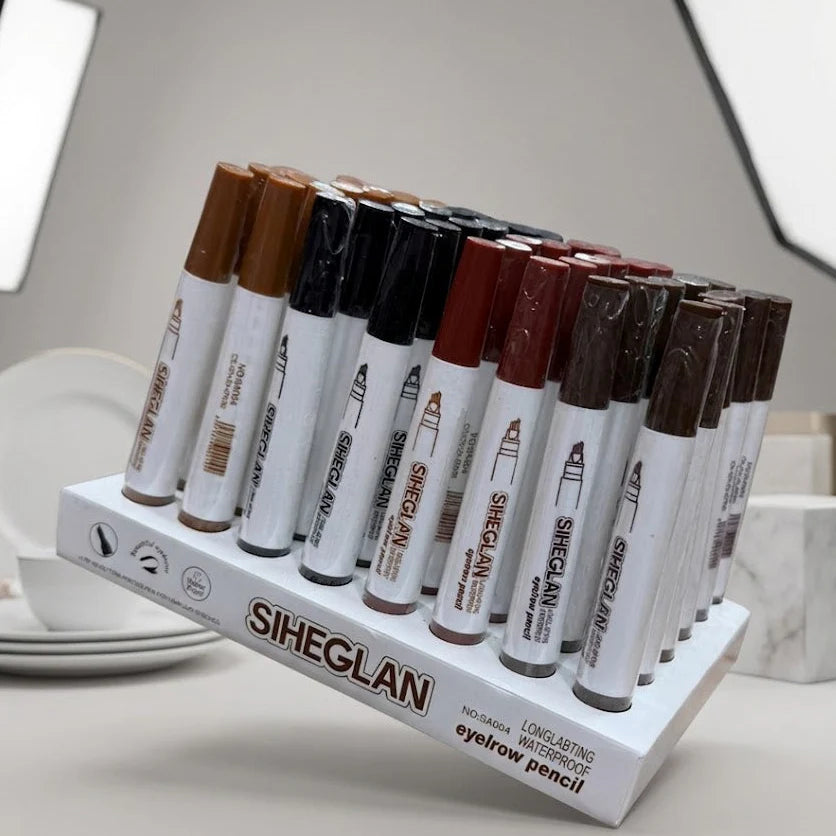 SIHEGLAN 4-Tip Microblade-Effect Eyebrow Pencil Set