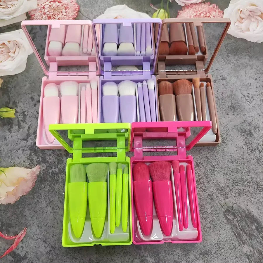 **HUXIA BEAUTY 5PCS Korean Makeup Brush Set**
