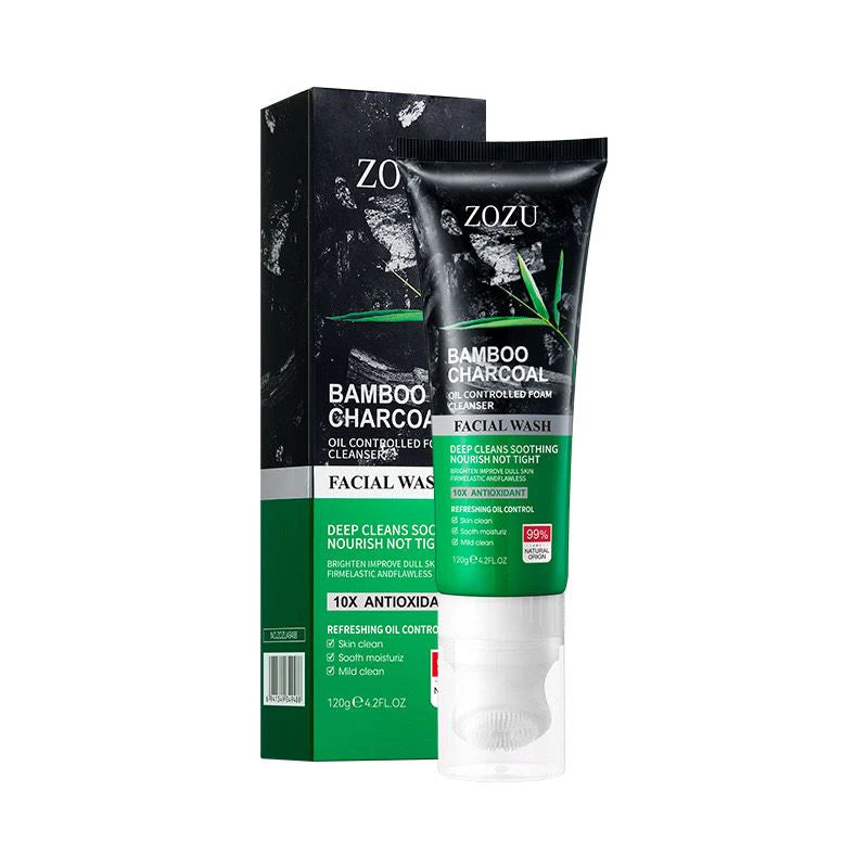 **ZOZU Charcoal Oil Control Facial Wash 120g**