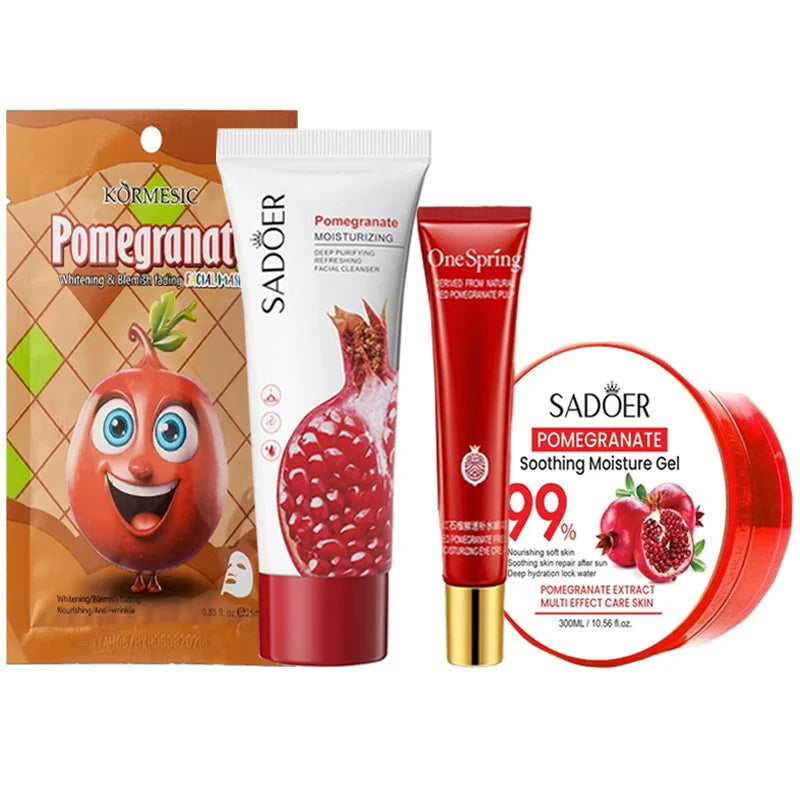 **Red Pomegranate Skincare Deal Set (4PCS)**