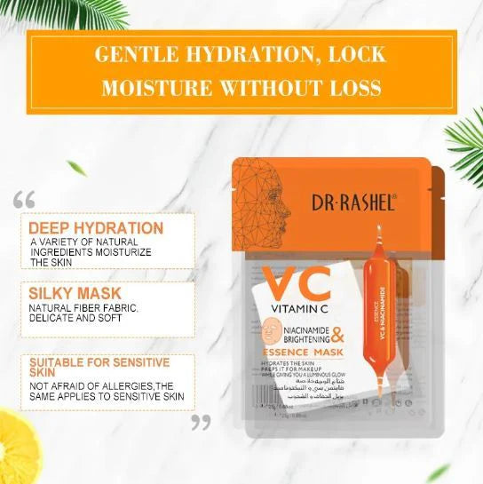 DR.Rashel Vitamin C 3 Series Skincare Set | Primer, Cleanser & Mask