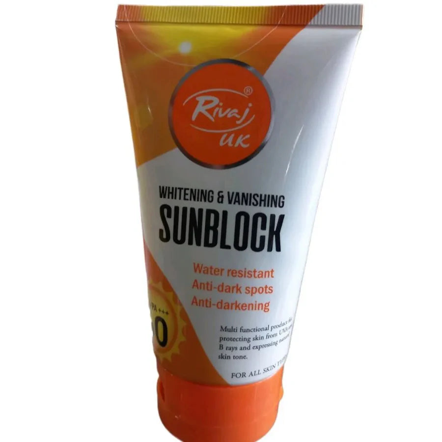 **Rivaj UK High Protection Whitening Sunblock 100ml**