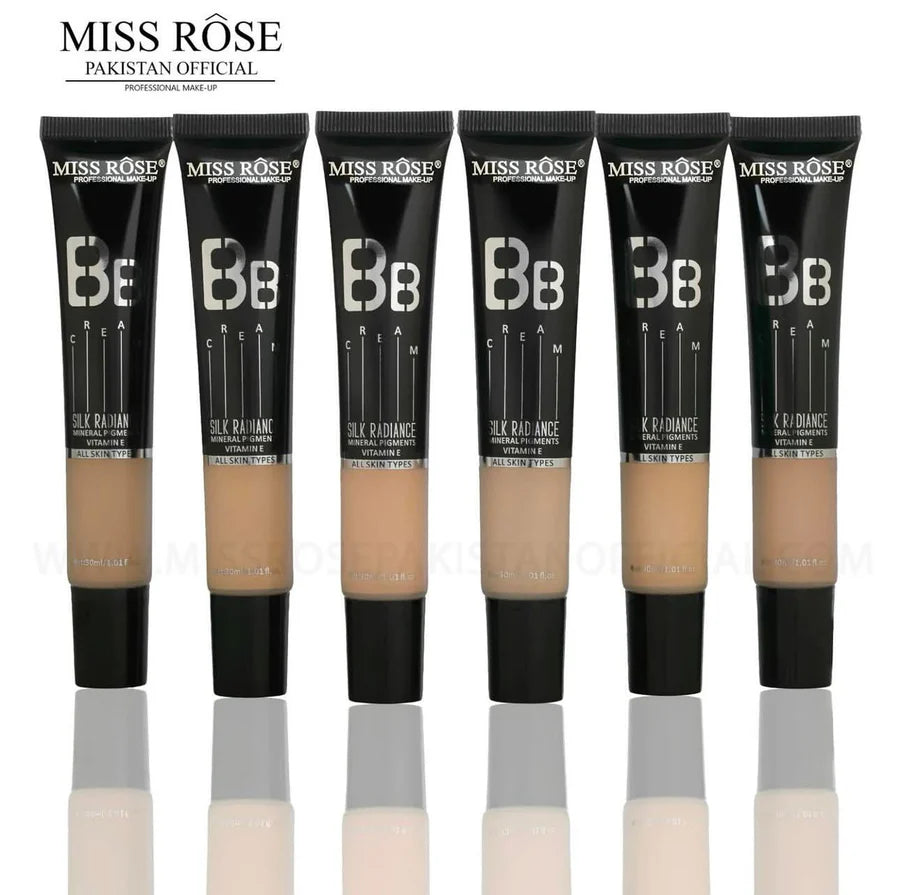Miss Rose Silk Radiance BB Cream with Vitamin E | Long Lasting