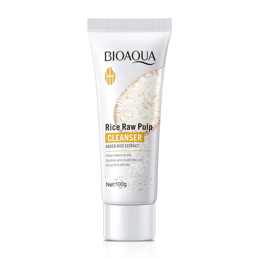 **BIOAQUA BQY41005 Rice Raw Pulp Face Wash 100g**