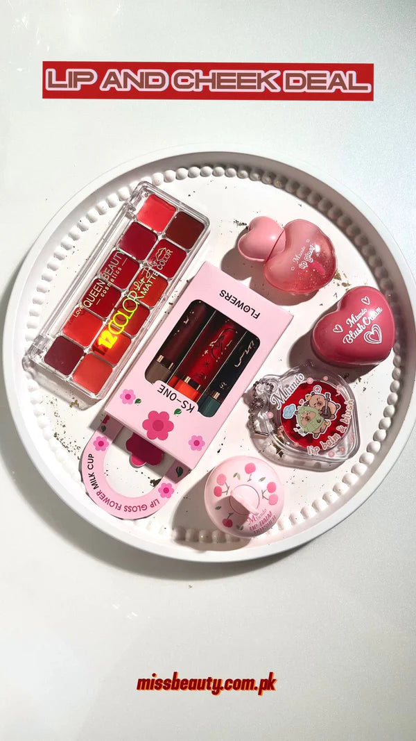 New 6 in 1 Lip & Cheek Deal – By Miss Beauty