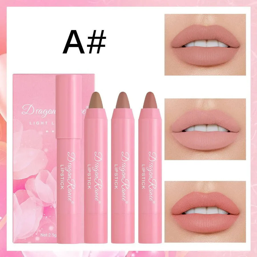 DRAGON RANEE 3PCS Matte Lipstick Pen Set