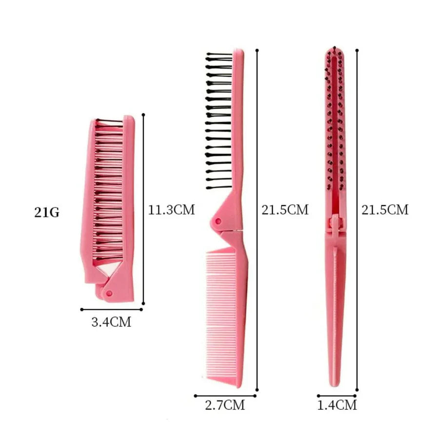 **Miss Beauty Foldable Comb & Beard Styling Brush**
