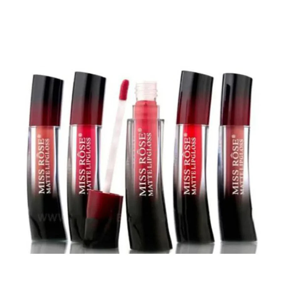 **MISS ROSE Lip Gloss Set (6PCS) 5ml**