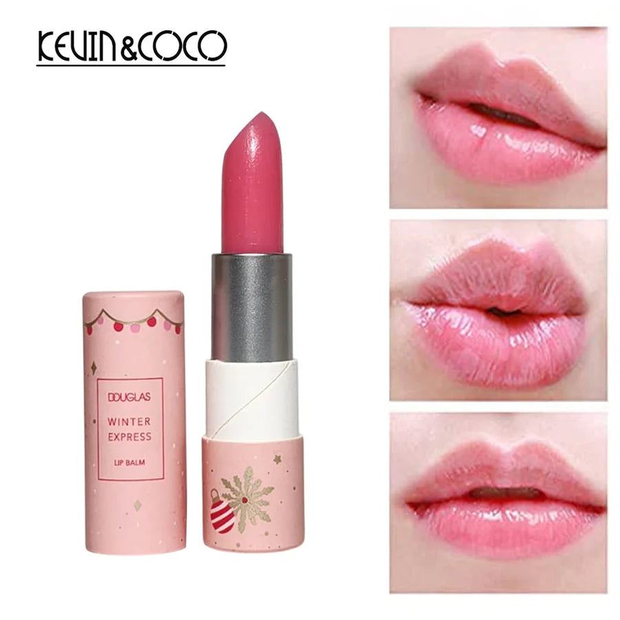 Kevin & Coco Strawberry Lip Balm for Girls | Pink Color Changing Balm