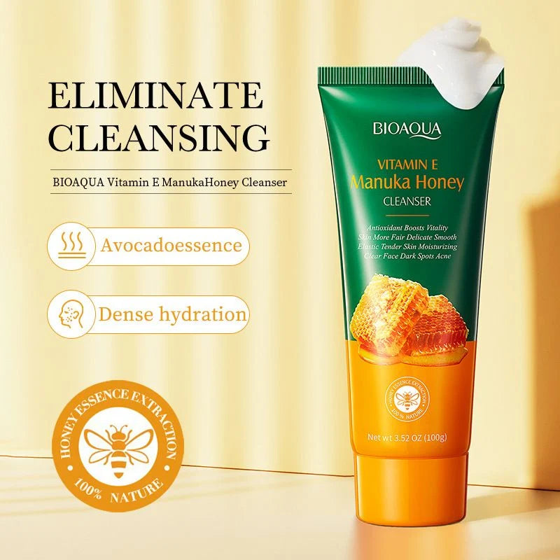 **BIOAQUA BQY53522 Honey & Vitamin E Facial Cleanser 100g**