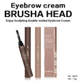 Maliao Double-Ended Eyebrow Cream with Brush 1.8g | Long Lasting