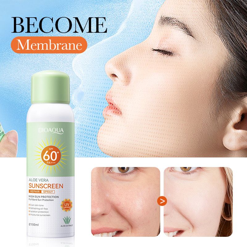 **BIOAQUA SPF 60+ Aloe Sunscreen Spray 150ml**